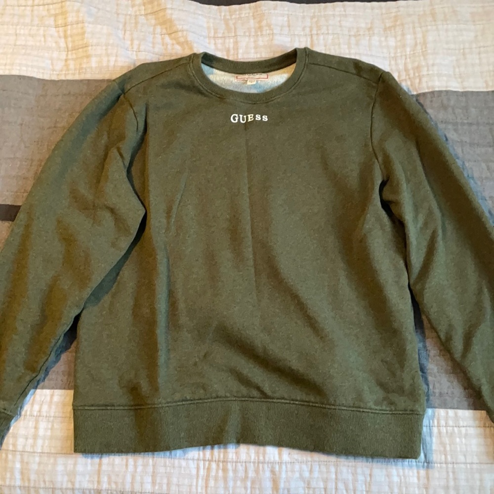 Green Guess Crewneck